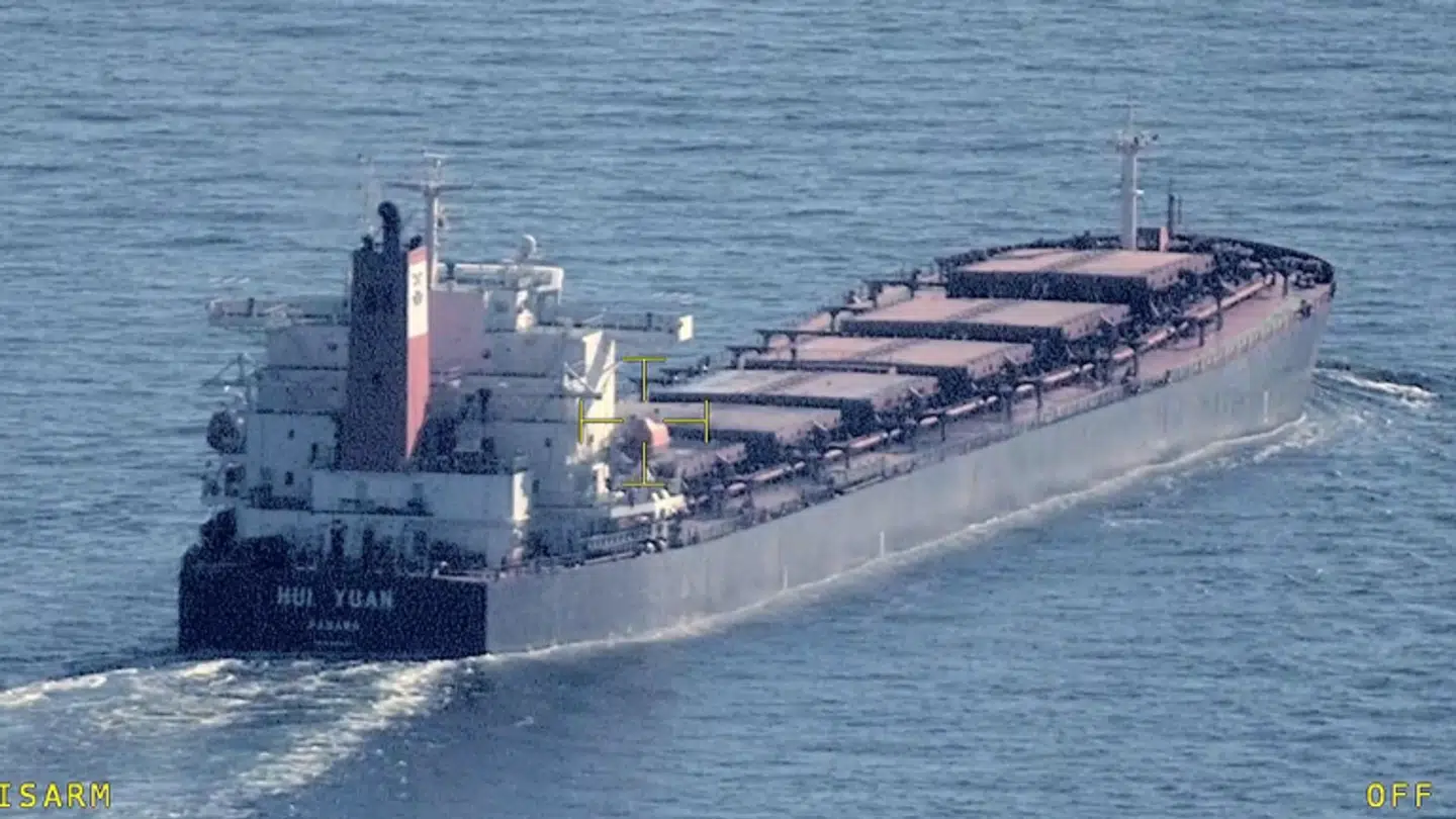 Skib fra Rusland er blevet stoppet.