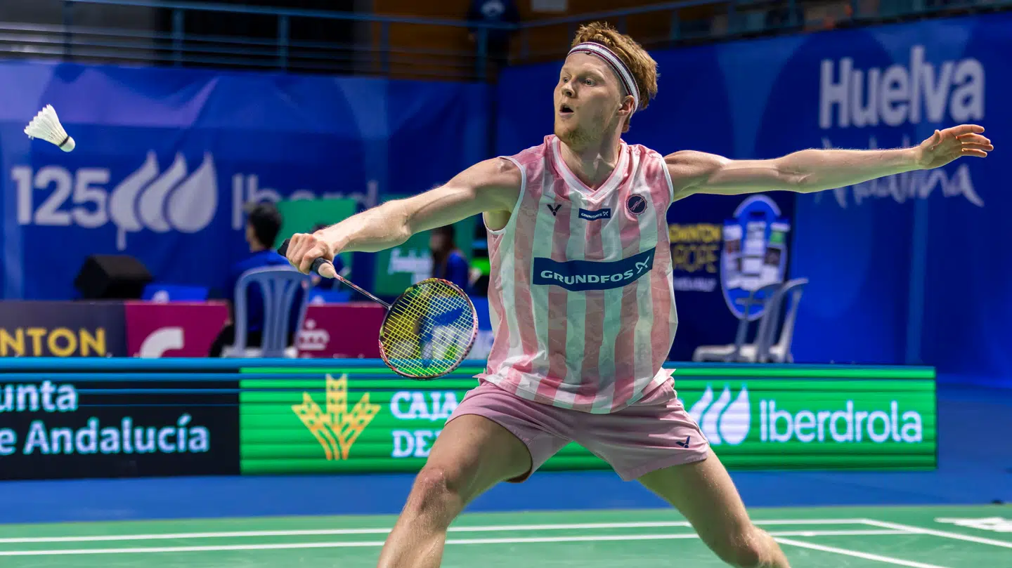 Anders Antonsen spillede en skidt finale søndag, og derfor måtte han nøjes med EM-sølv i denne omgang.