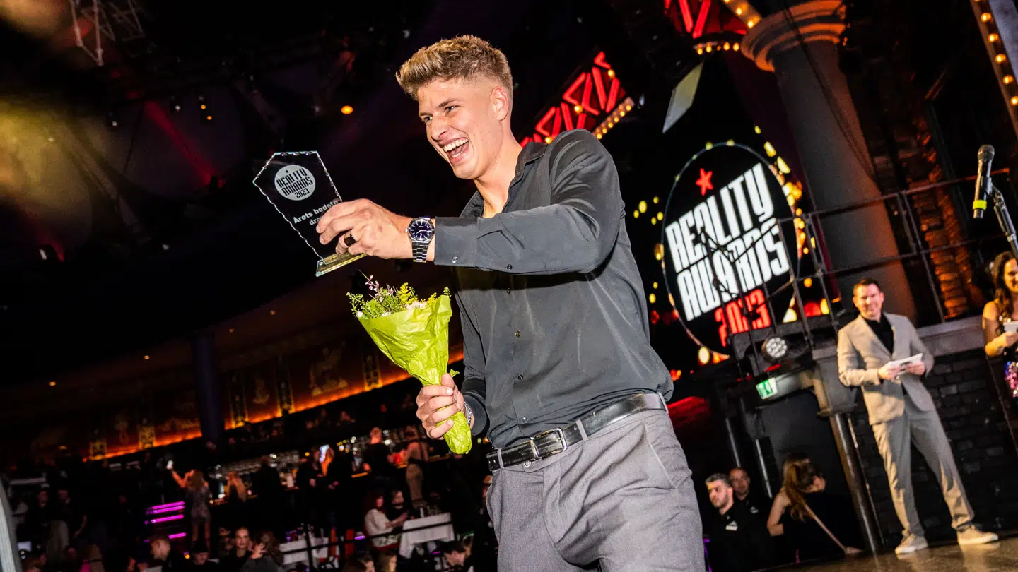 David Jarsbo vandt sammen med medvinder og ekskæreste Sille Nimholm også årets drama under Reality Awards i 2023.