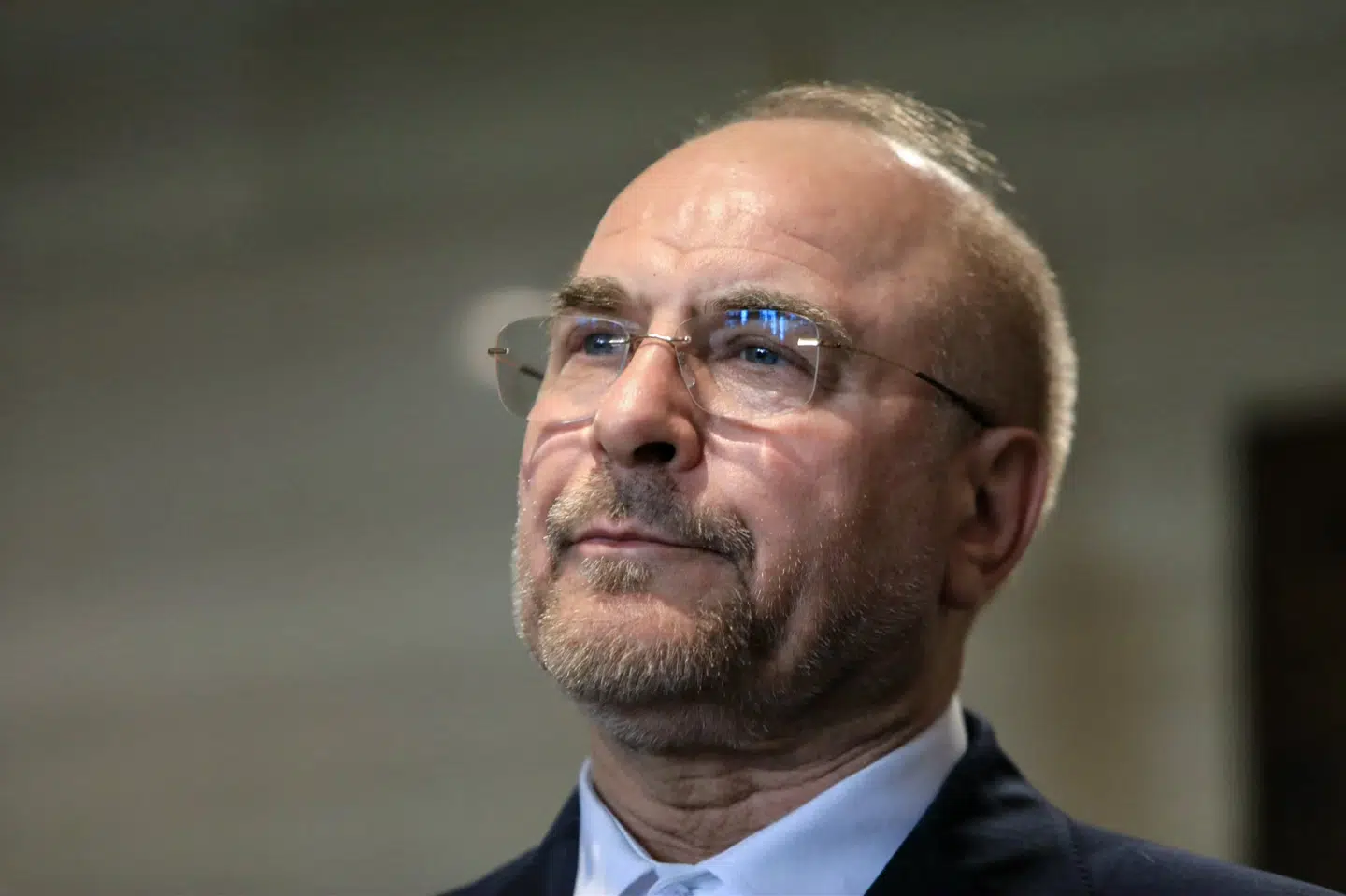 Mohammad Bager Qalibaf, der er iransk forhandlingsleder og parlamentsformand, har søndag udtalt sig, efter at USA's præsident har varslet en blokade af Hormuzstrædet. (Arkivfoto).