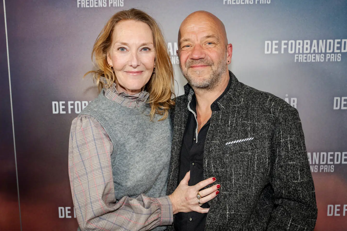 Privat er Ditte Hansen gift med skuespiller Benjamin Boe Rasmussen, som hun her ses med til sidste måneds premiere på filmen 'De forbandede år – fredens pris'.