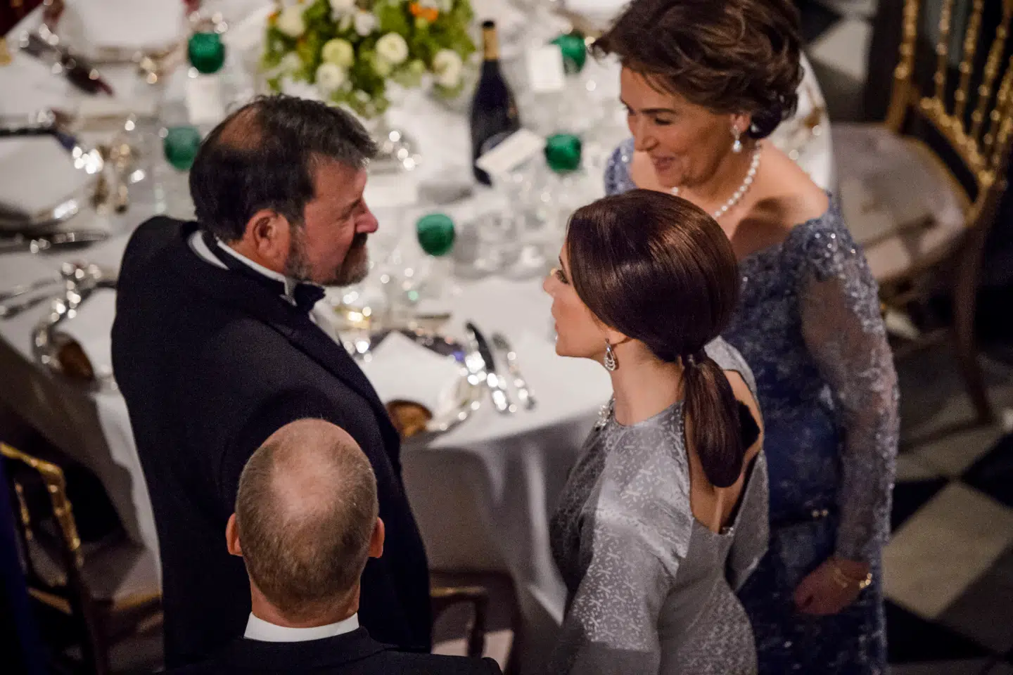 Dronning Mary havde blandt andet sin far John Donaldson med til dronning Margrethes fødselsdag i 2015.