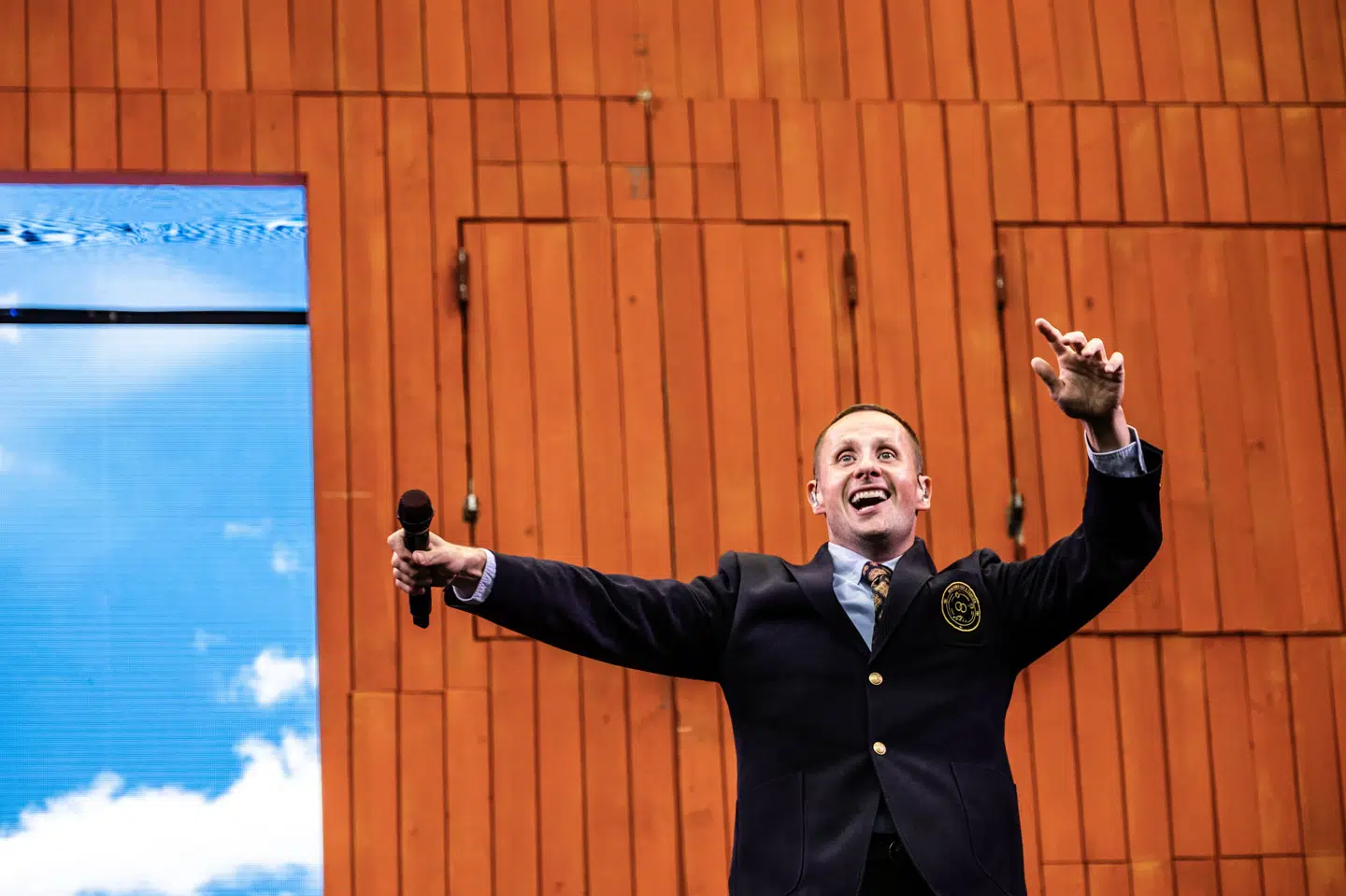 Benjamin Hav & Familien skal 3. juli 2027 spille koncert i Parken. Billetterne bliver sat til salg fredag. (Arkivfoto).