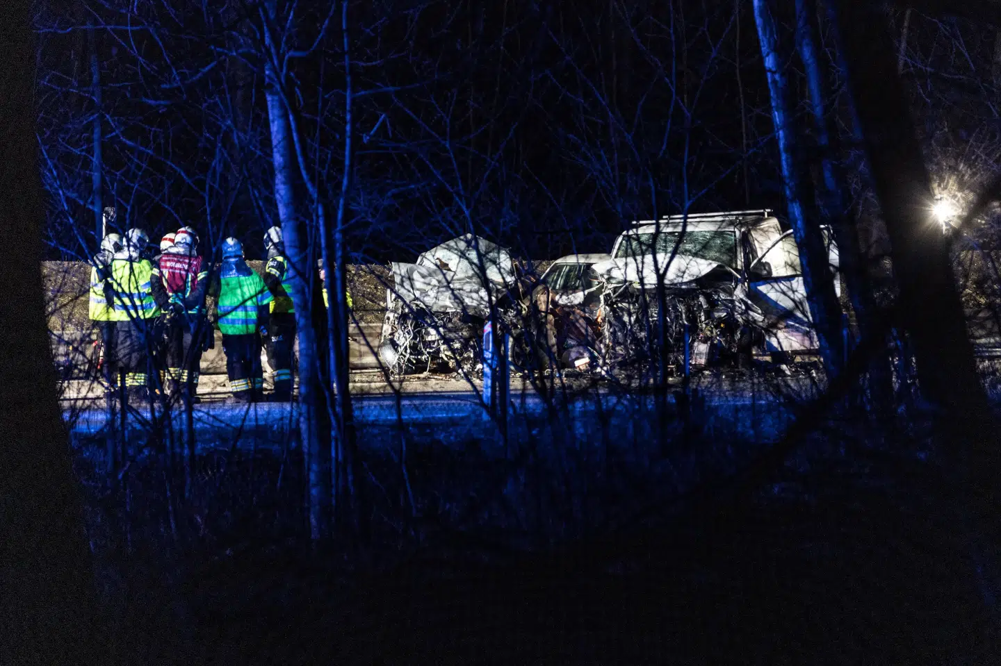 Politiet er til stede ved Hillerødmotorvejen omkring Allerød Nord 26. marts på grund af en trafikulykke, som kostede to mænd livet. Tirsdag er der igen sket en ulykke på Hillerødmotorvejens forlængelse. (Arkivfoto).