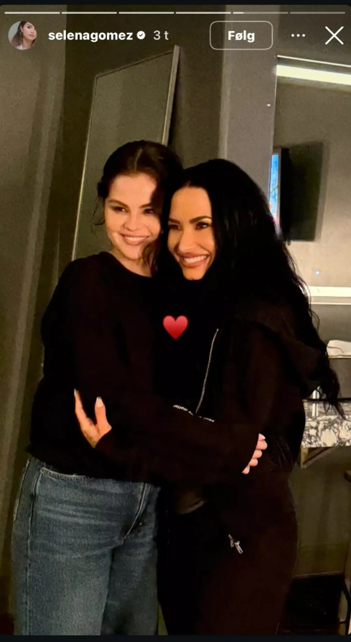 Selena Gomez (tv.) og Demi Lovato (th. …).