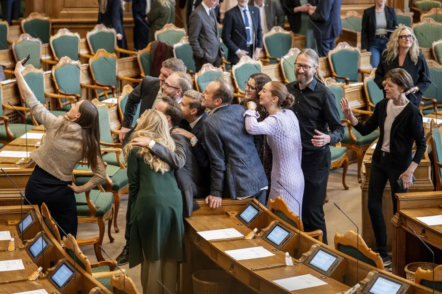 Radikales folketingsgruppe i forbindelse med Folketingets andet møde efter folketingsvalget.