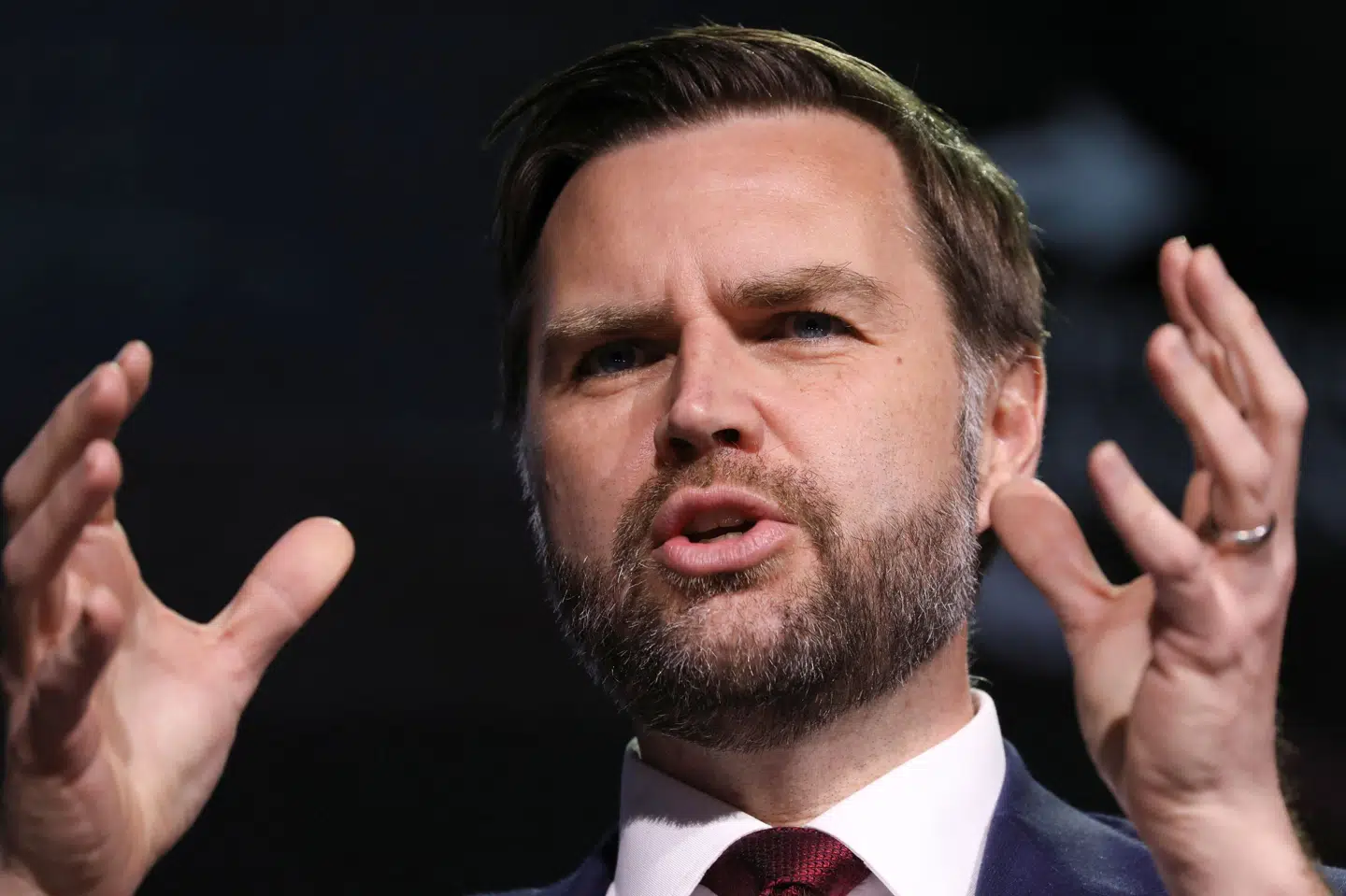 USA's vicepræsident, J.D. Vance, talte natten til onsdag dansk tid på et universitet i den amerikanske delstat Georgia under et arrangement for nonprofitorganisationen for unge konservative Turning Point USA.
