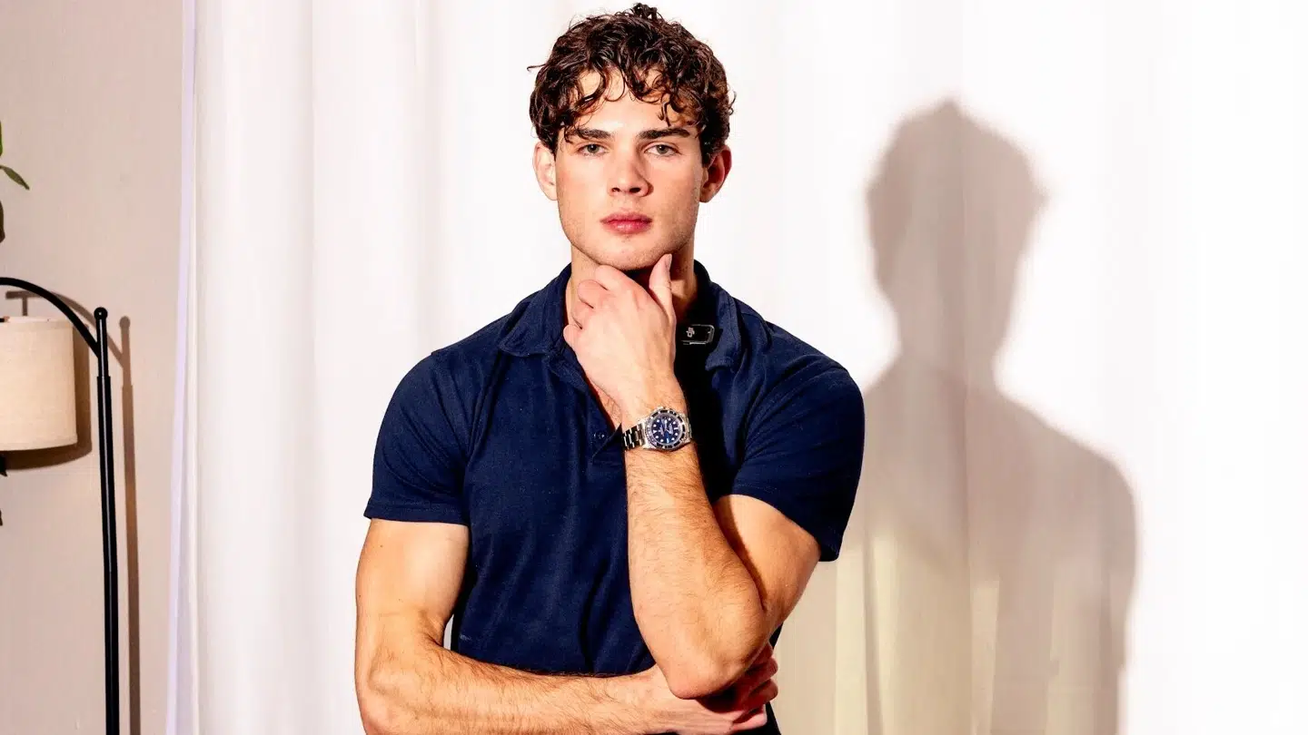 Her ses et arkivfoto af amerikanske Braden Peters, der især er kendt som 'Clavicular'.