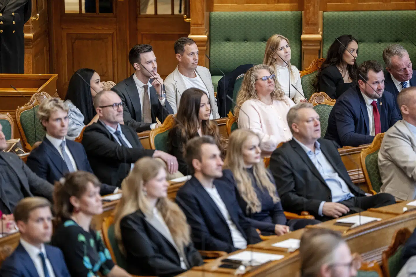 Det nyvalgte Folketing, der tirsdag afholdt andet møde i Folketingssalen efter folketingsvalget, får færre udvalg end tidligere. (Arkivfoto).
