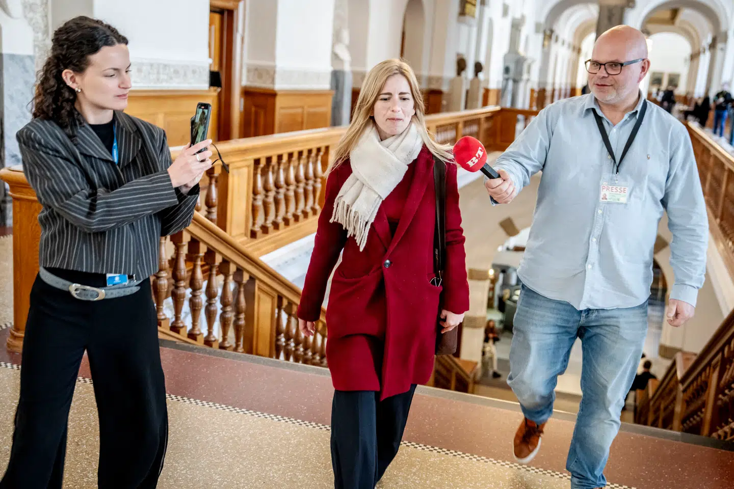 Emilie Schytte da det nyvalgte folketing holder første møde på Christiansborg i København, fredag den 10. april 2026.