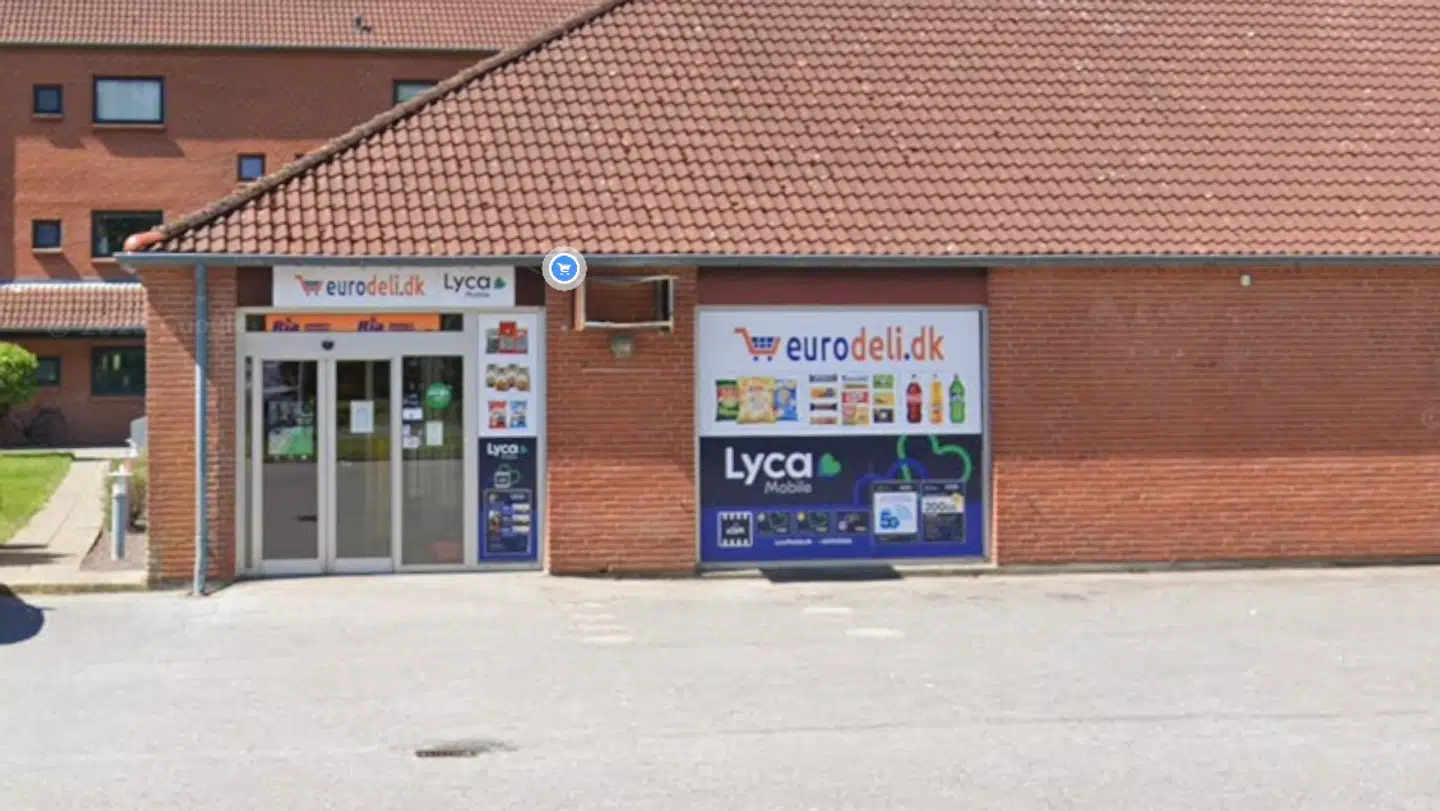 Her ses EuroMix-butikken i Ikast, som nu er helt uden medarbejdere.