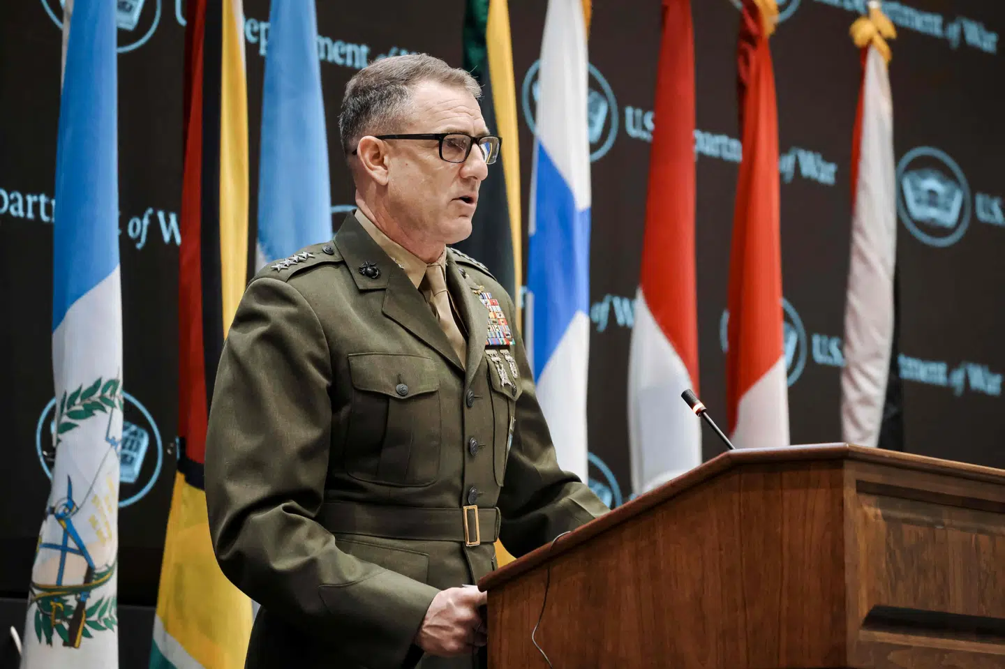 Francis L. Donovan står i spidsen for det amerikanske militærs sydlige kommando, Southcom. Her ses han under en konference i Florida den 5. marts. (Arkivfoto).