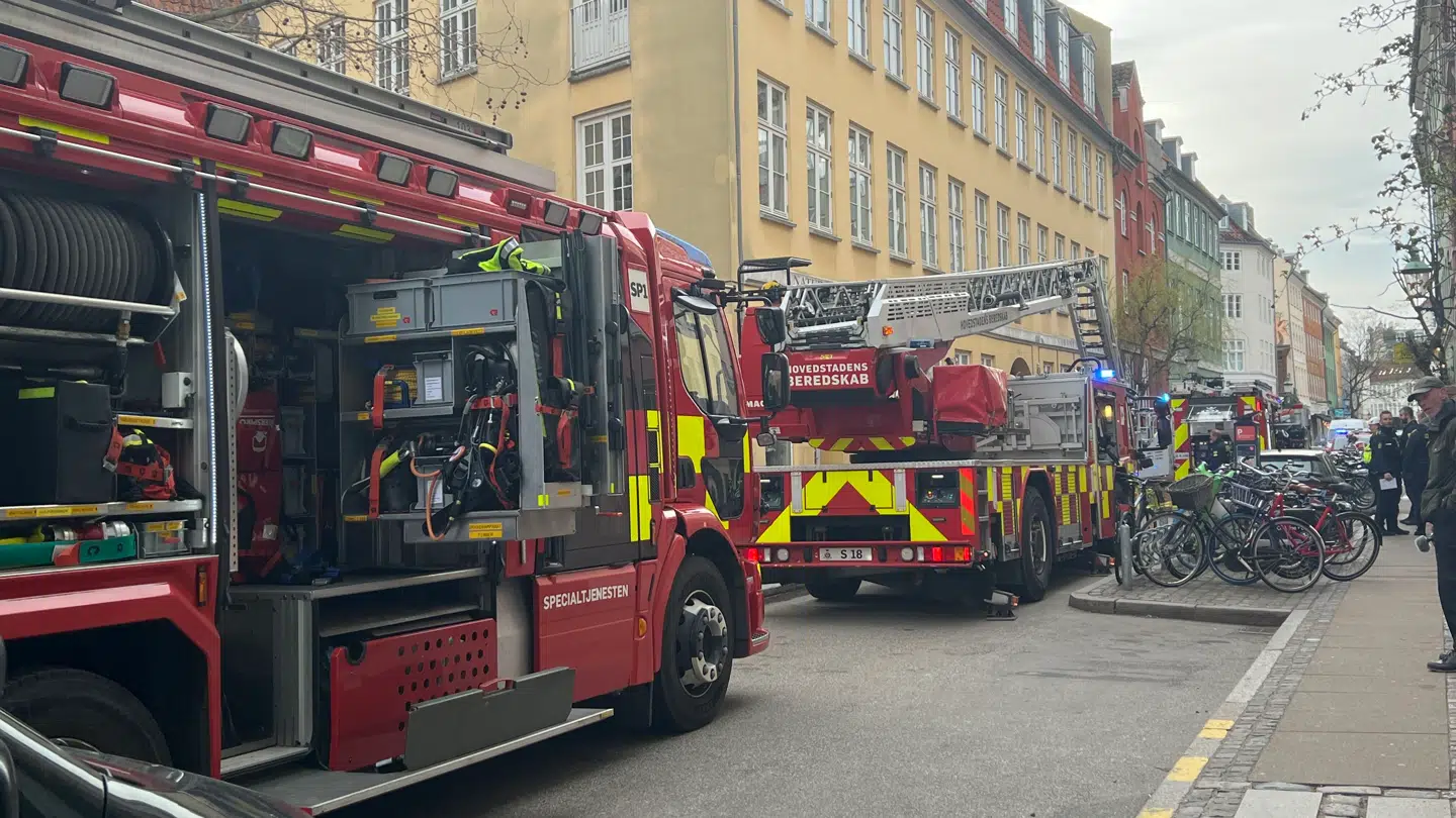 Torsdag morgen er der opstået en brand på Teglgårdsstræde i det indre København.