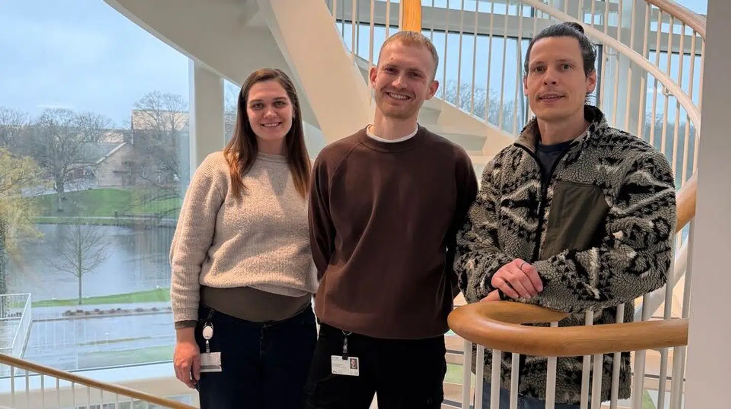 Lektor Tue Wenzel Kragstrup (th.), ph.d.-studerende Amalie Broksø og Mads Brüner står bag det nye studie.