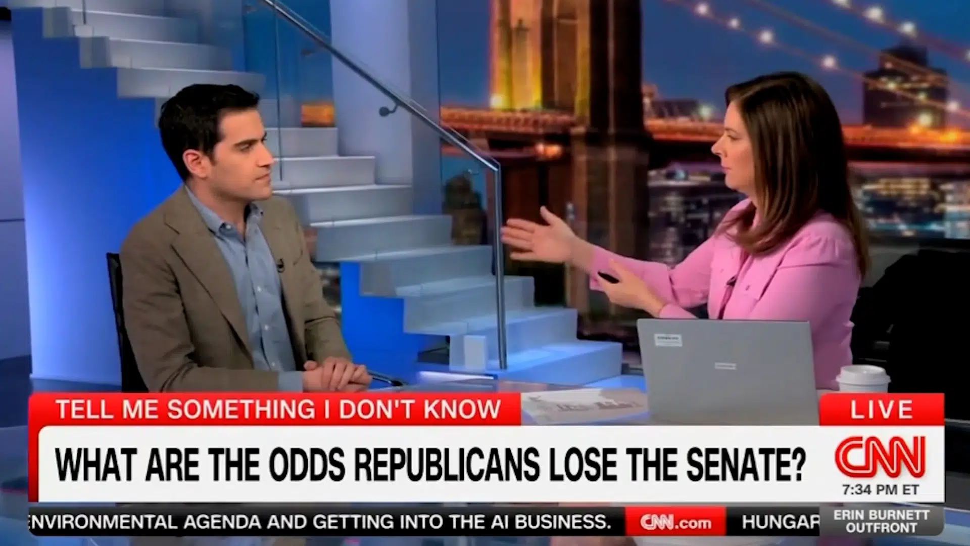 »Du godeste«: Da tallene blev vist på skærmen, talte CNNs analytiker om »et mareridt« for Republikanerne