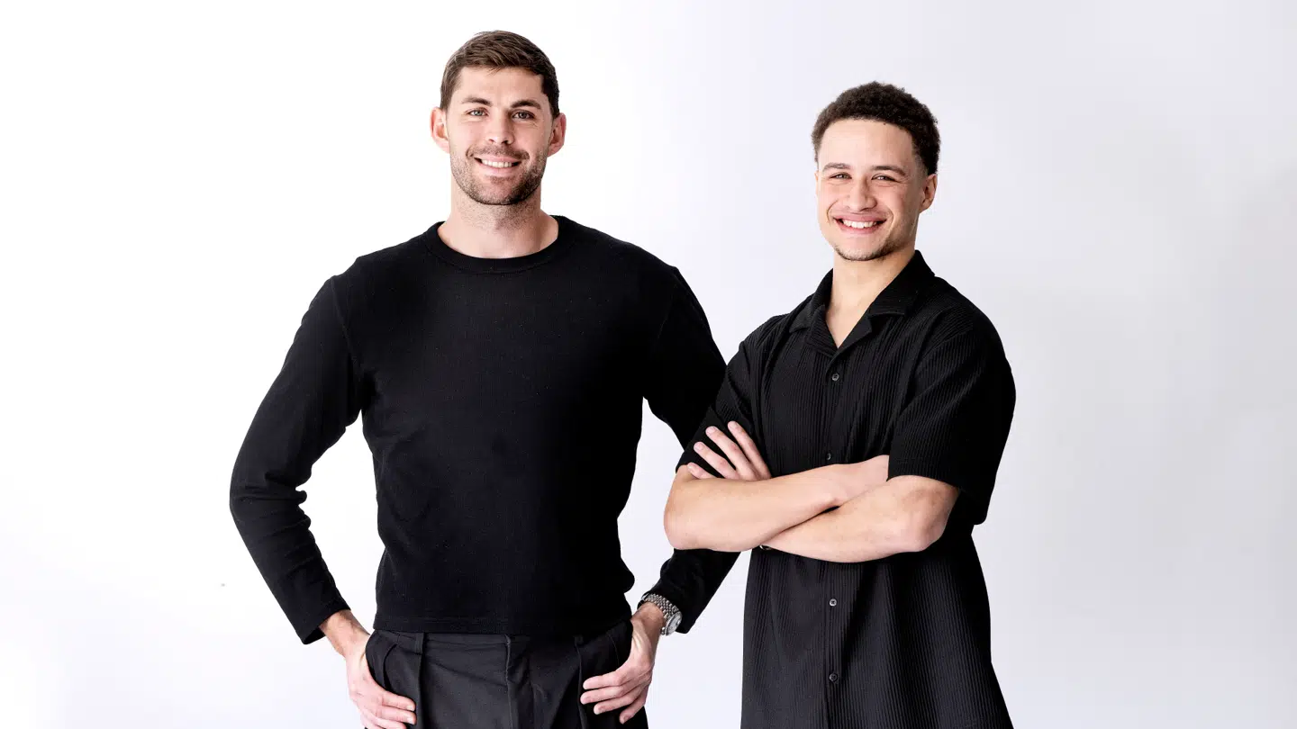 Fra venstre: Emil Berggreen og Jannick Liburd, fodboldeksperter på B.T.