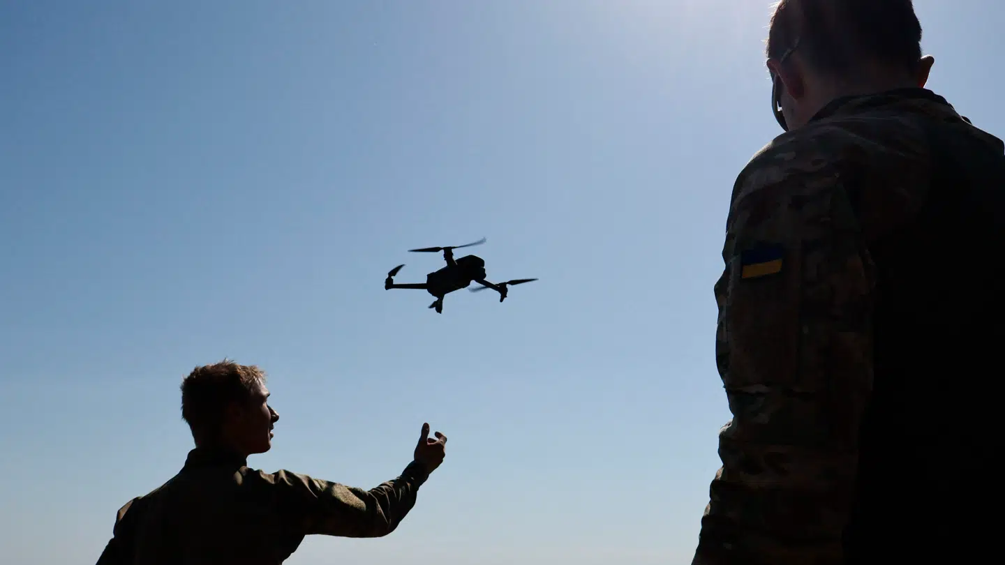 Ukrainske droneoperatører i gang med en øvelse. Personer som disse var sidste år med til tage fusen gevaldigt på Nato.