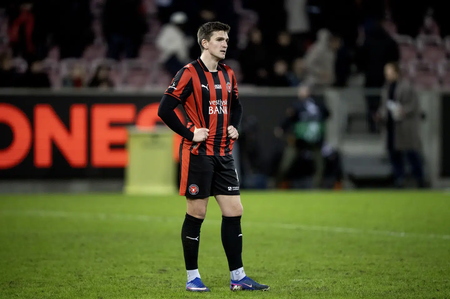 Mikael Uhre var tiltænkt en plads i startopstillingen mod Brøndby i søndags, men blev alvorligt skadet i den sidste træning før kampen. (Arkivfoto).