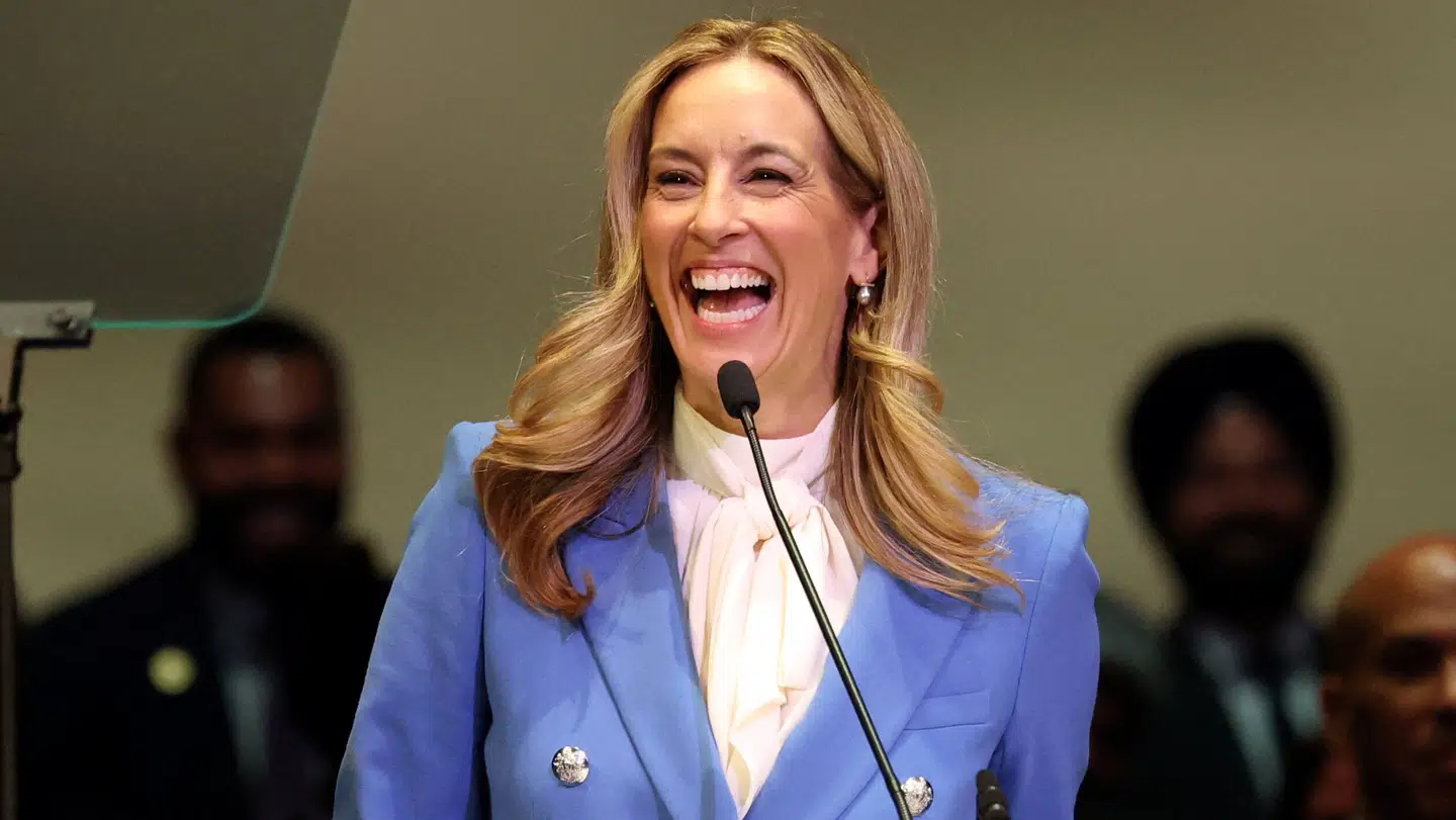 New Jersey guvernør, Mikie Sherrill, mener ikke, at delstaten skal hæfte for den regning, som hun mener VM medfører.
