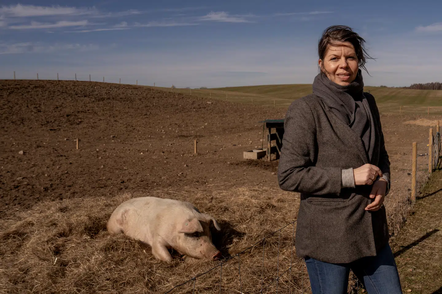 Valgets tale er, at der er stor efterspørgsel på at forbedre leveforholdene for de danske svin, lyder det fra Franciska Rosenkilde. Foto: Linda Kastrup