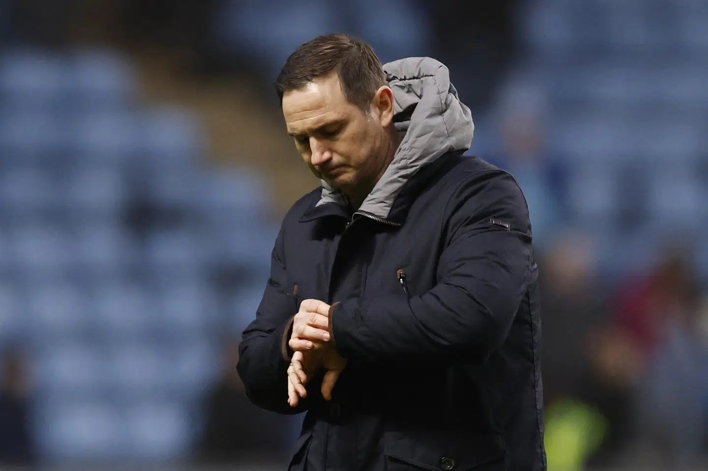 Cheftræner Frank Lampard og Championship-klubben Coventry er tæt på oprykning til Premier League. (Arkivfoto).