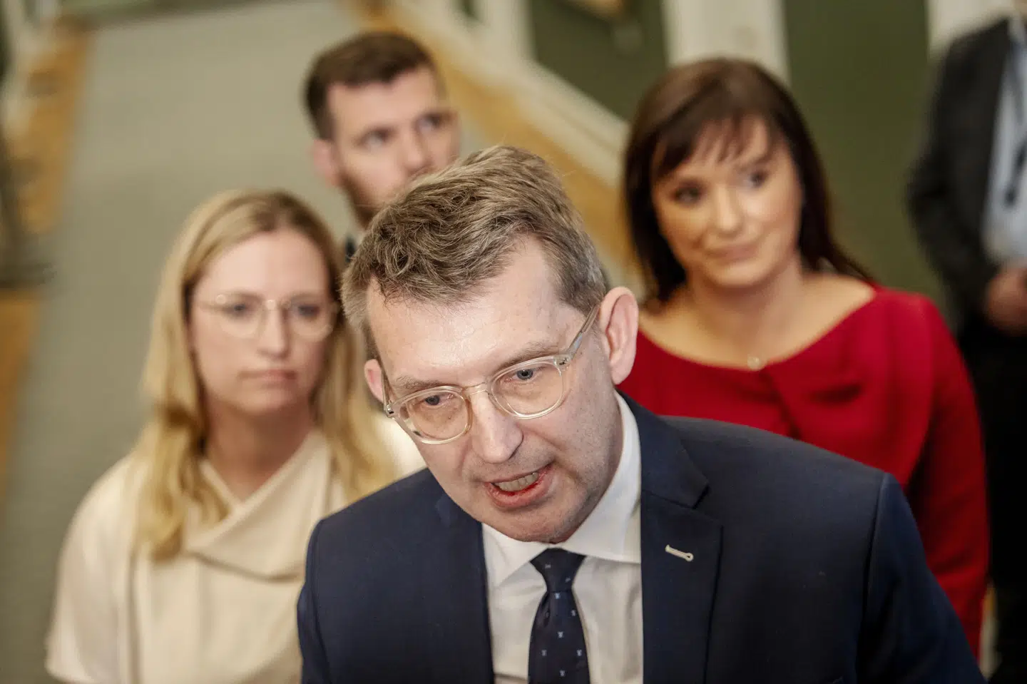 Venstre-formand Troels Lund Poulsen blev i første weekend i april opereret for en akut nethindeløsning. (Arkivfoto).