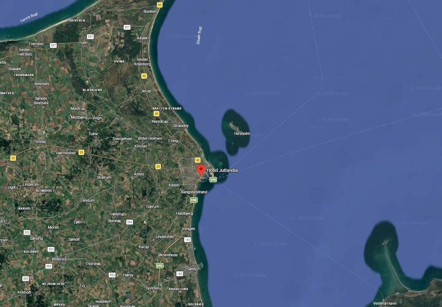 Hotel Jutlandia i Frederikshavn.