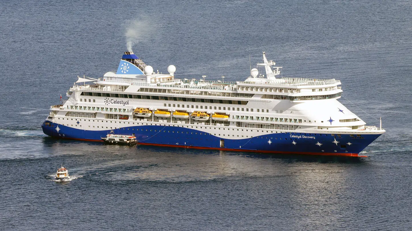 Arkivfoto af krydstogtskibet 'Celestyal Discovery'.