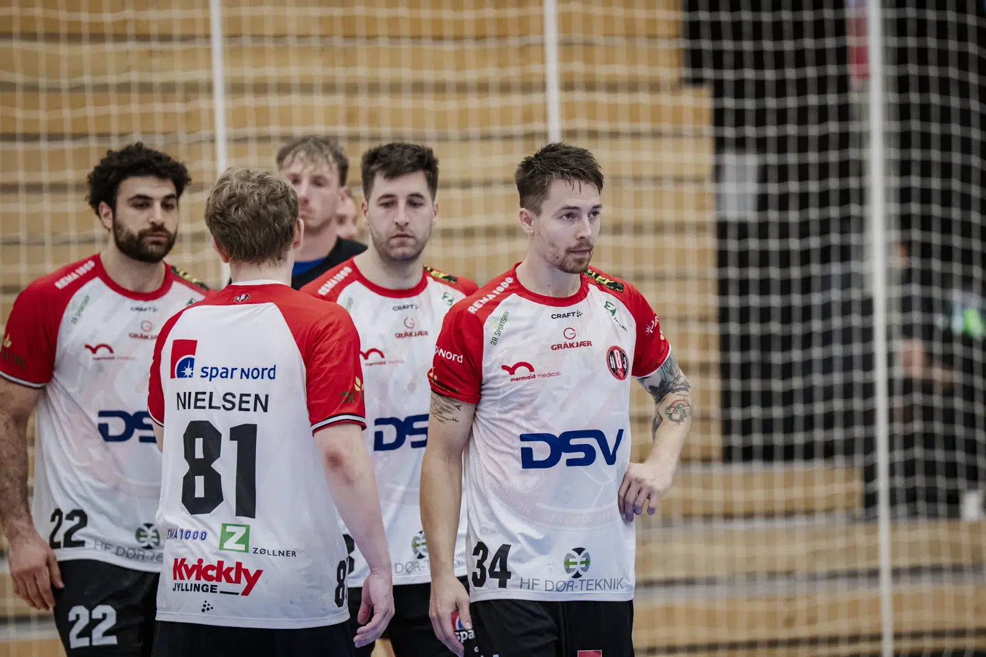 Michael Damgaard og holdkammeraterne har ikke haft meget at smile af på det seneste. (Arkivfoto).