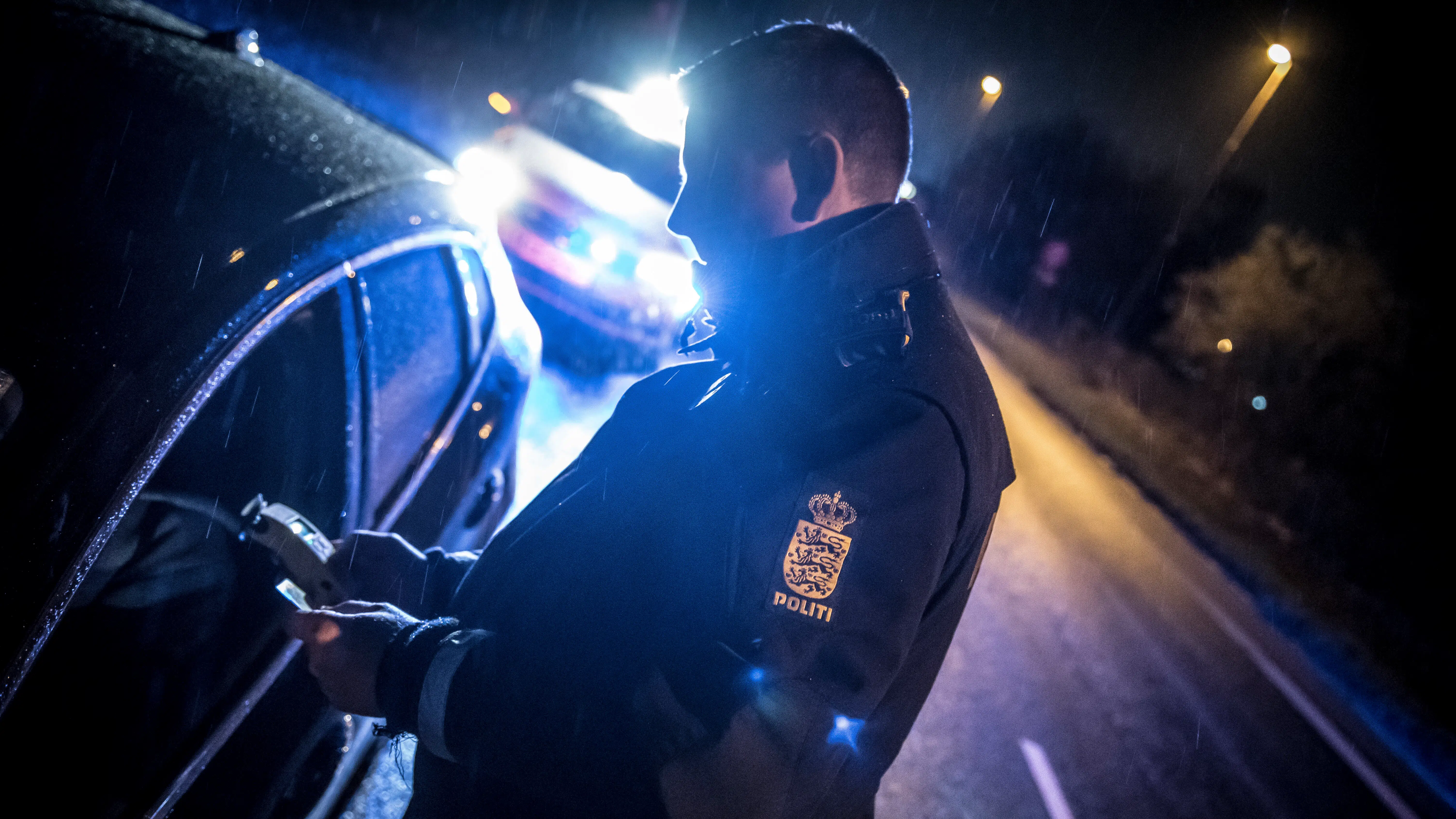 Narkopåvirket bilist nægtede at tale med politiet – så begyndte politijagt