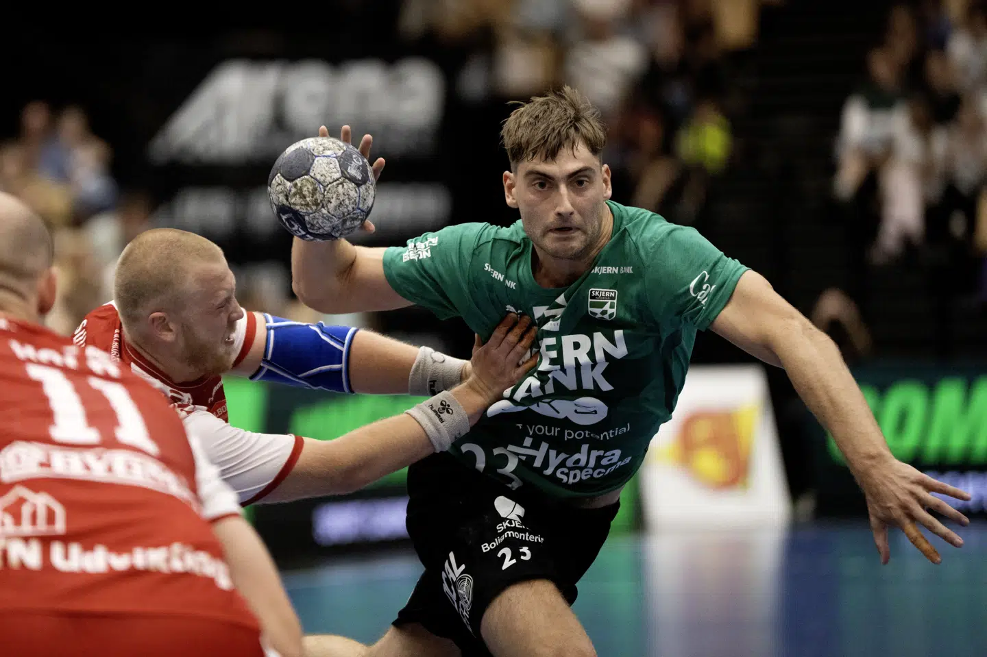 Marcus Midtgaard var afgørende for Skjern med masser af mål og assist. (Arkivfoto).