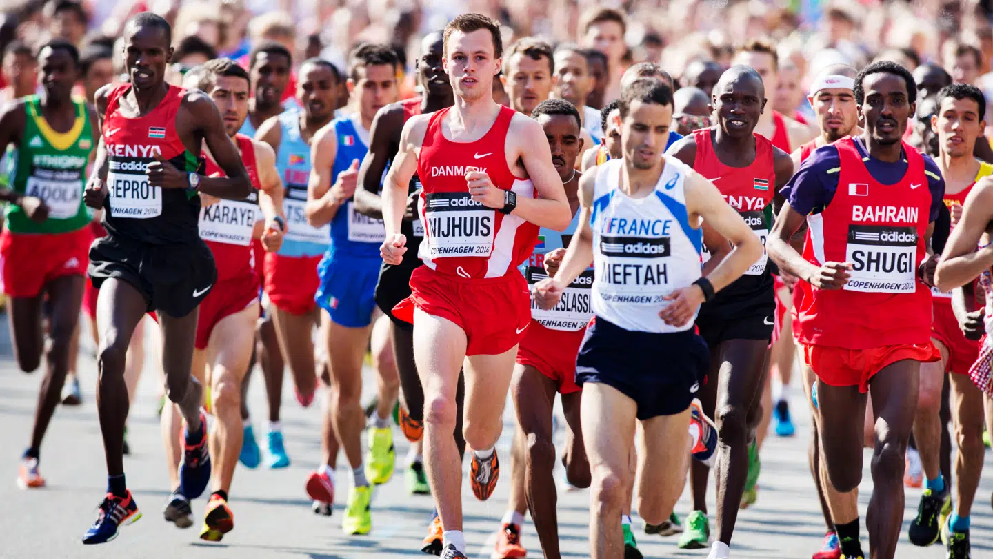 København har flere gange lagt gader til arrangementer med halvmarathon. Her fra VM i 2014.