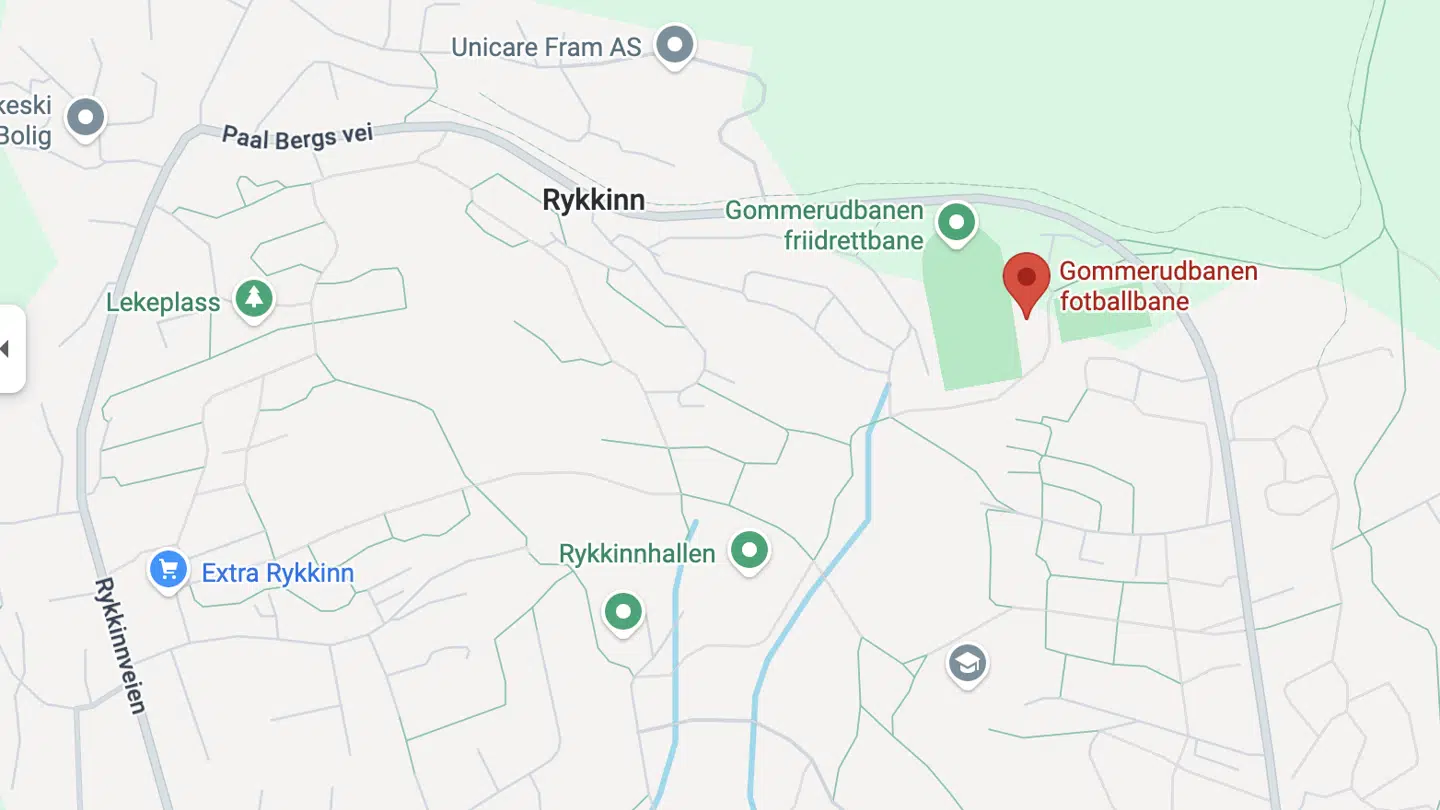 Et overfald skal være sket nær Gommerudbanen i Bærum.