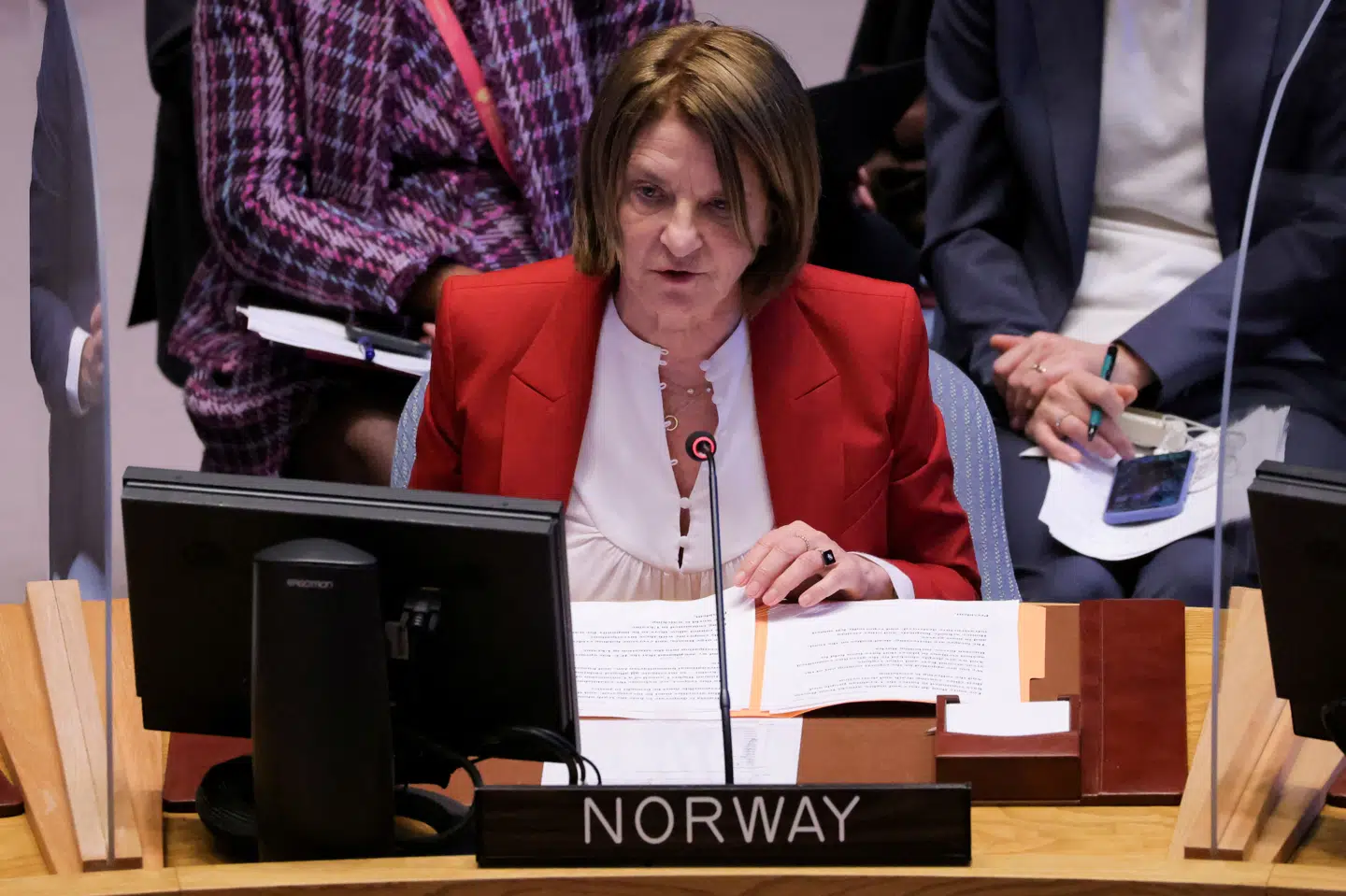 Mona Juul blev i februar frataget sin ambassadørrolle i Jordan. Nu stopper hun også i Norges udenrigsministerium. (Arkivfoto).