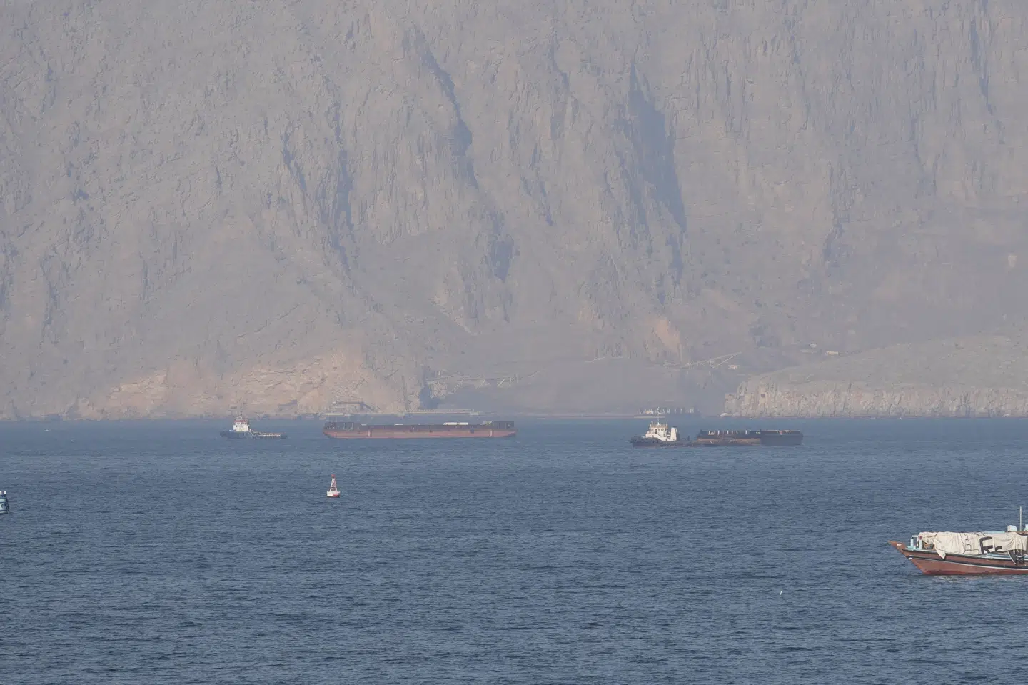 Hormuzstrædet er en afgørende søvej for fragt af olie og naturgas fra Mellemøsten til resten af verden. (Arkivfoto).