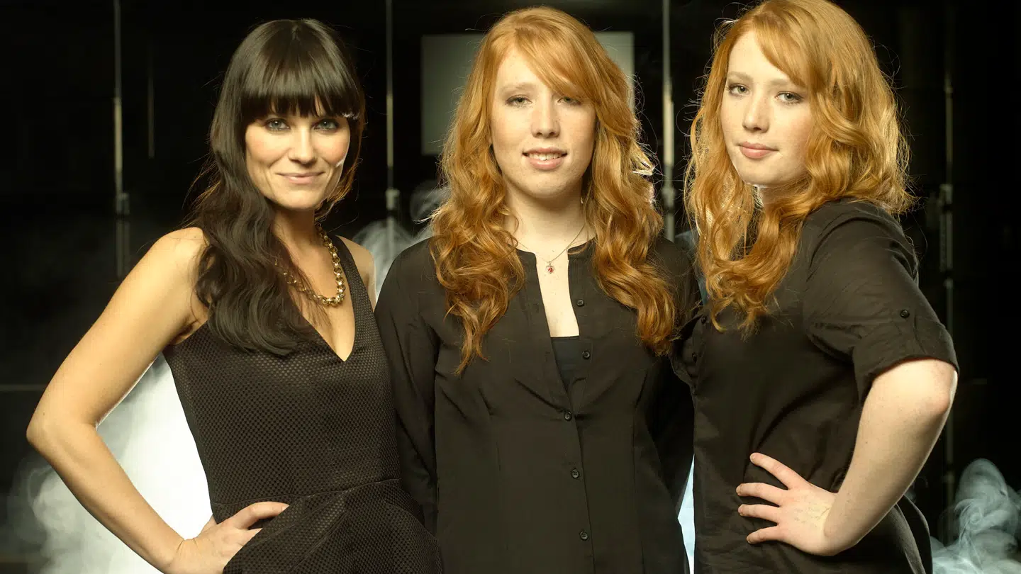 Pernille Rosendahl og Rikke og Trine.