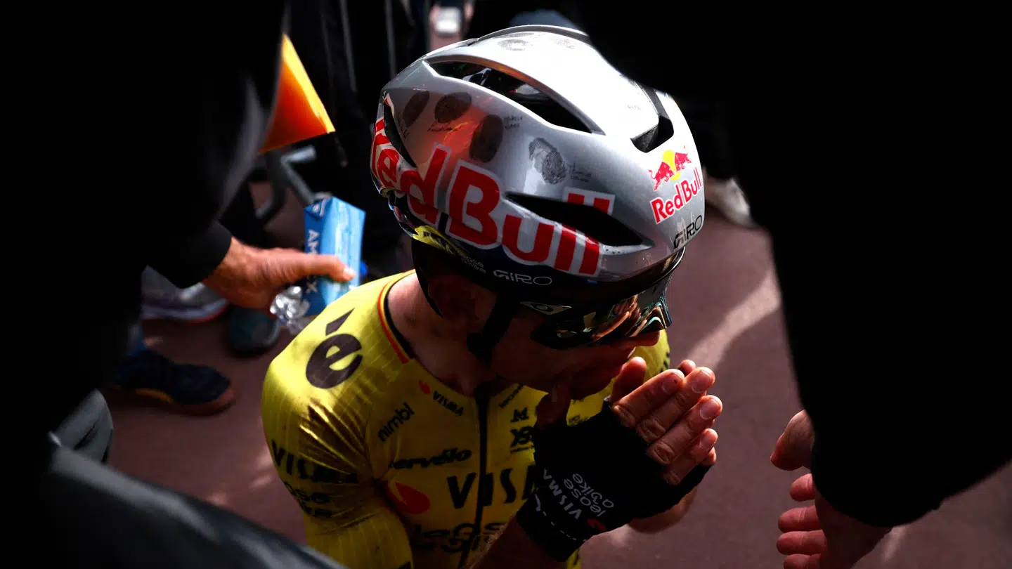 Wout van Aert gik i opløsning, da han vandt Paris-Roubaix.