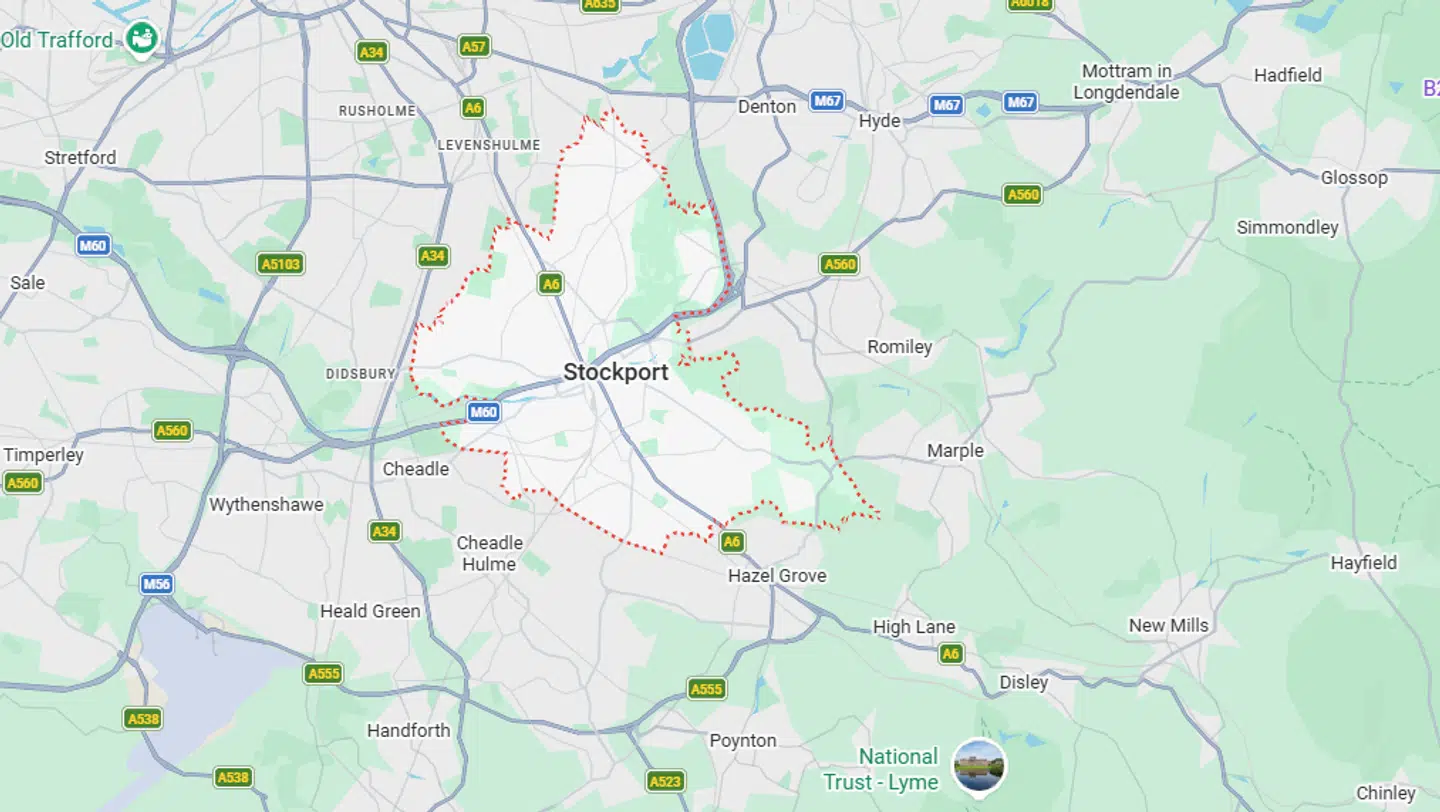 Det var i Stockport i England, at babyen døde.