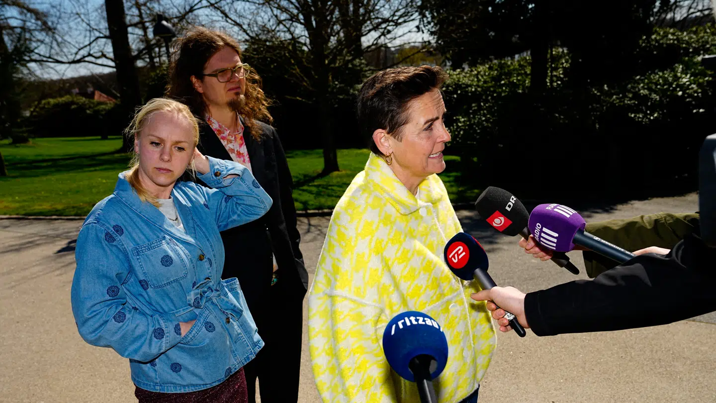 Regeringsforhandlinger fortsætter på Marienborg i Kongens Lyngby, mandag den 20. april 2026.