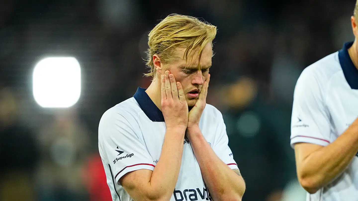 AGF-spillerne var i chok efter kampen.