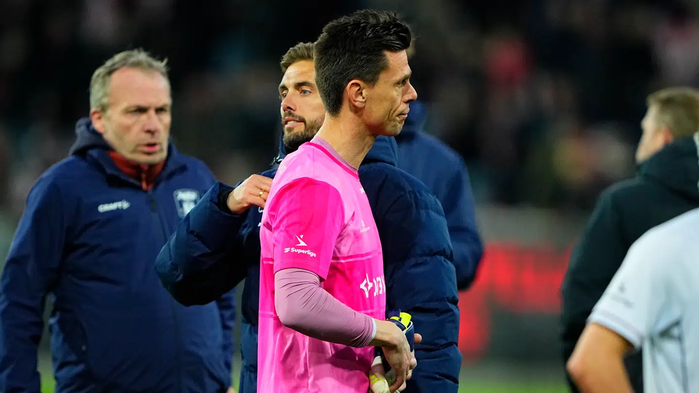 Jesper Hansen var helt nedtrykt efter kampen.