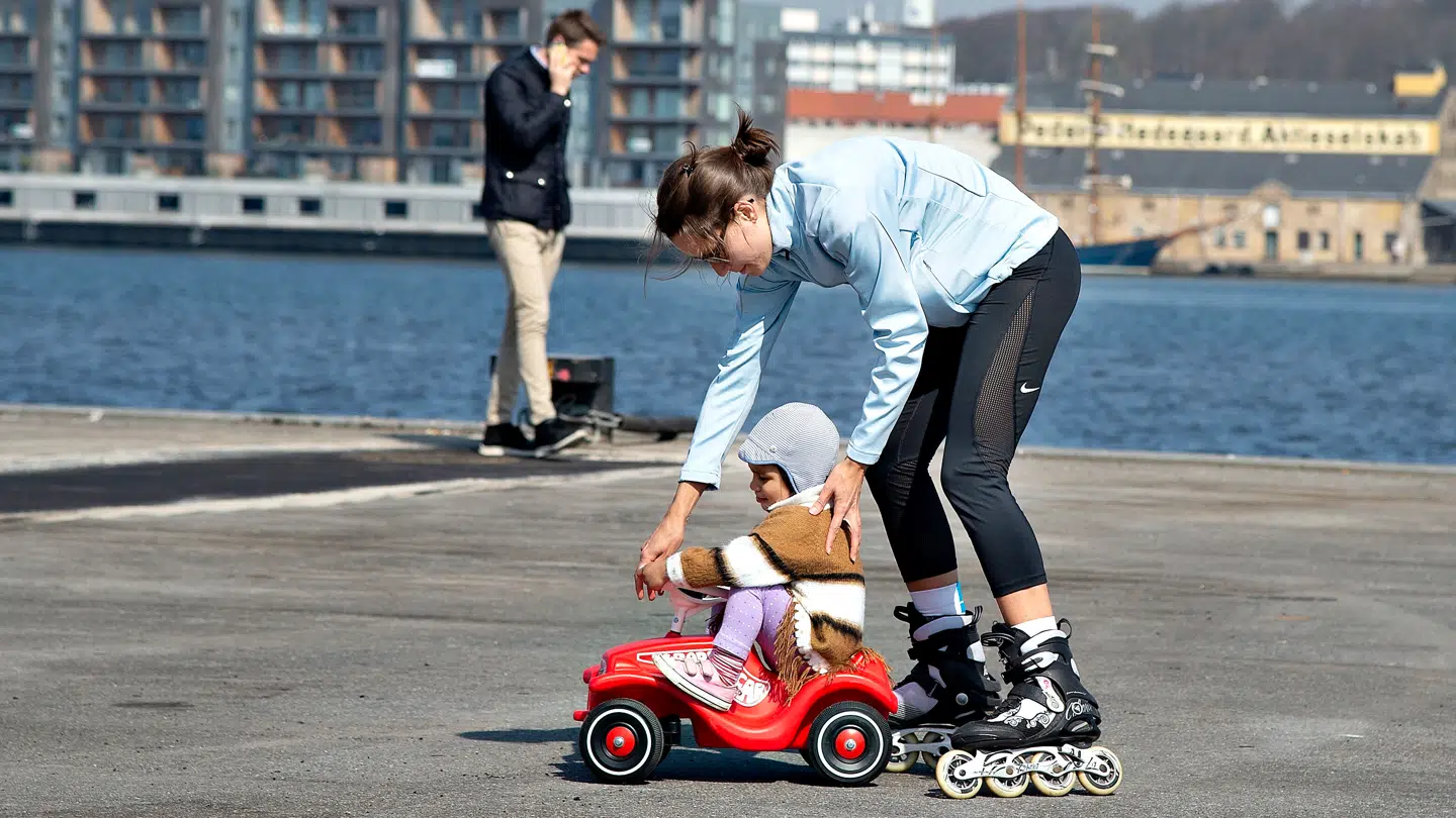 Forårsstemning på Havnefronten i Aalborg, som er af de steder, som kan glæde sig.