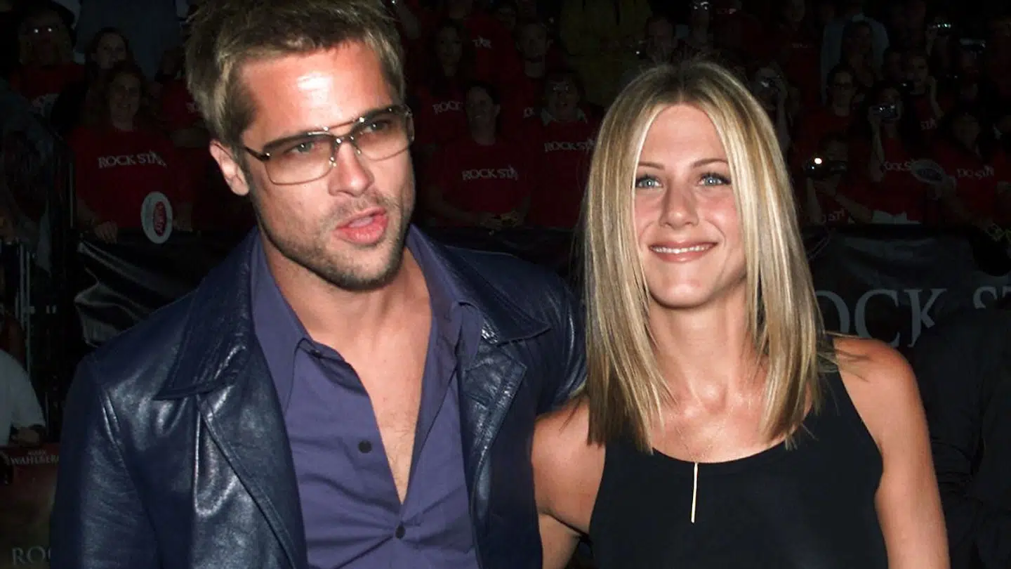 Brad Pitt og Jennifer Aniston i september 2001.