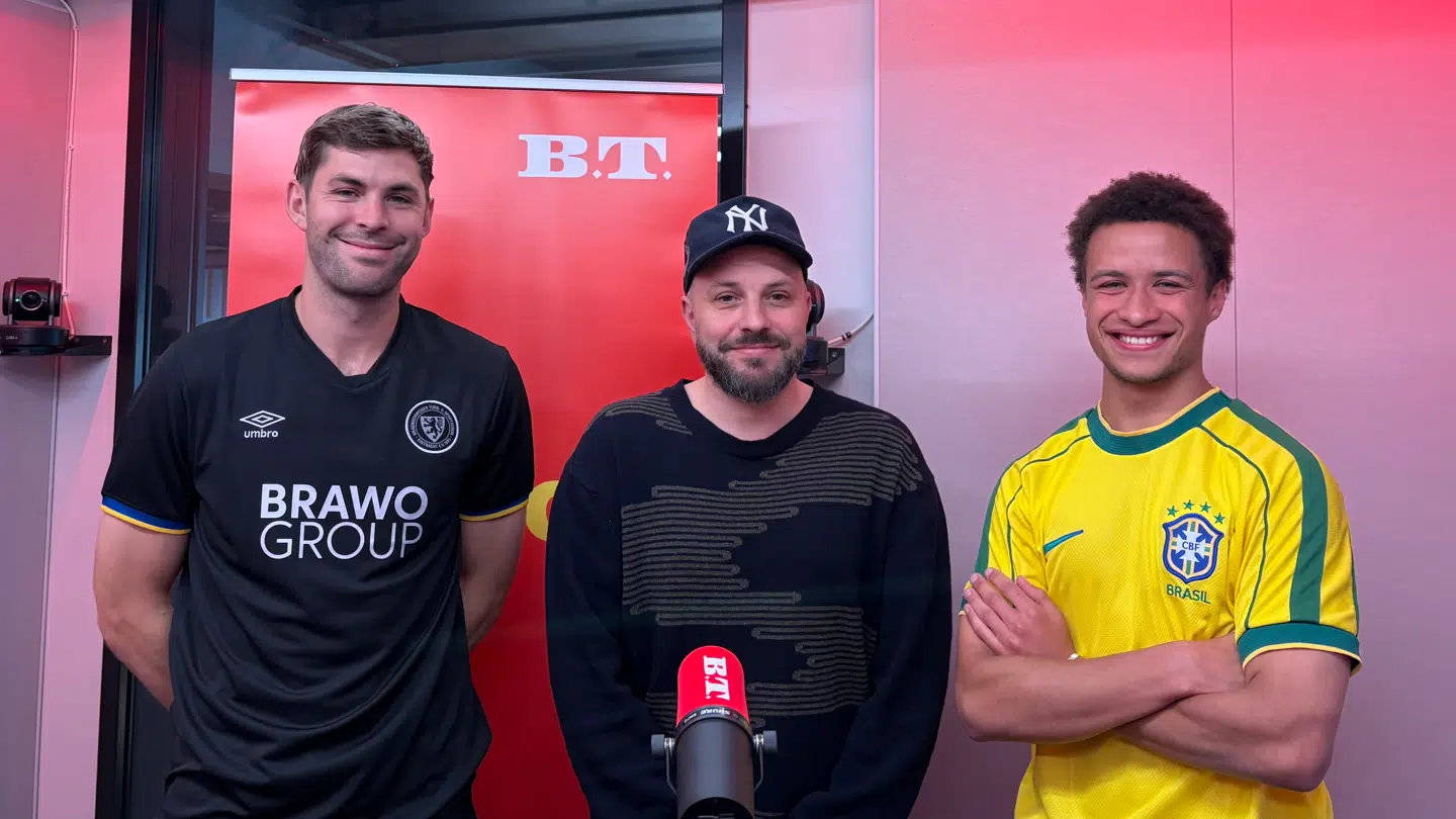 Der var god stemning under dagens optagelse.