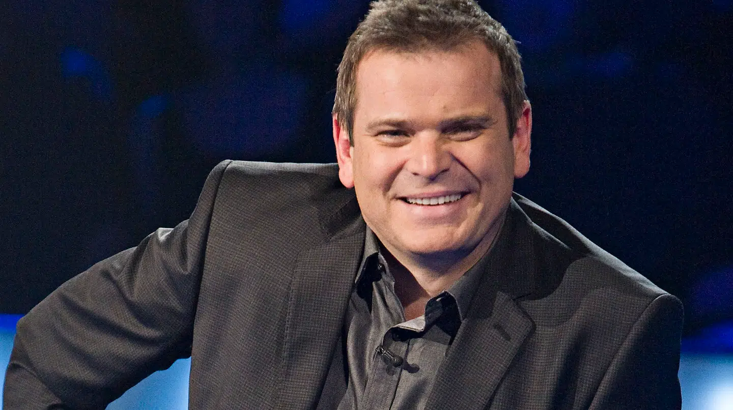 Hans Pilgaard da han var vært i 'Hvem vil være millionær'.