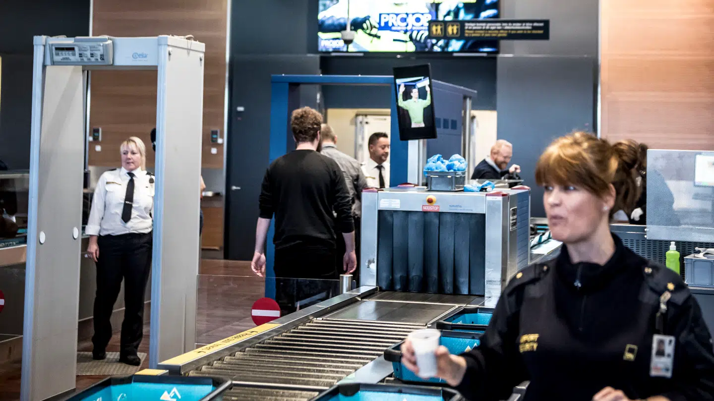 Tyveriet skete ved sikkerhedskontrollen i Københavns Lufthavn.