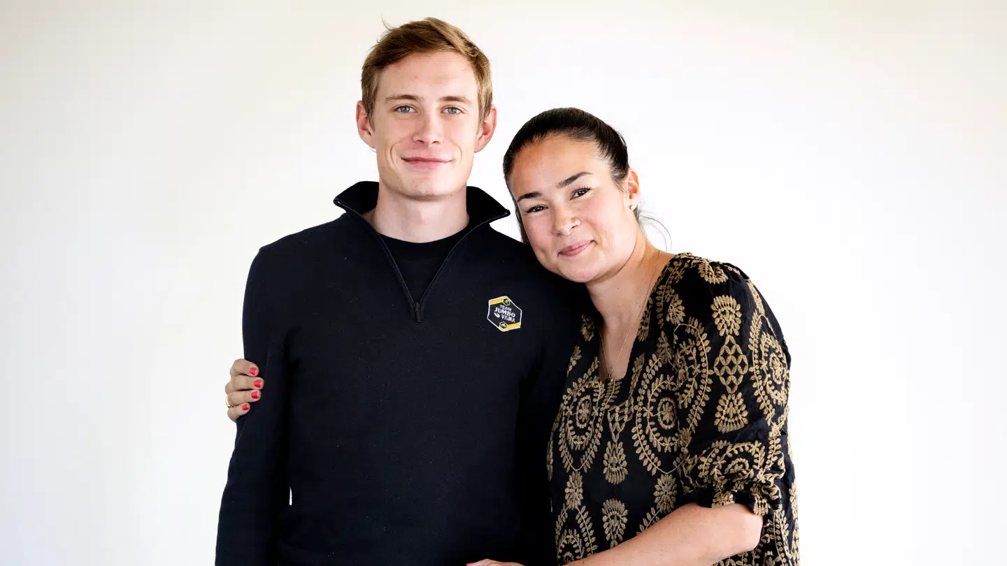 Jonas Vingegaard og Trine Marie Hansen blev gift i 2023.