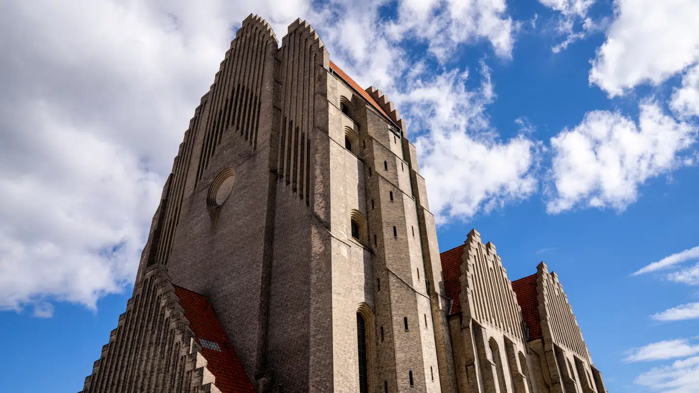 Grundtvigs Kirke på Bispebjerg i København, onsdag den 5. april 2023.. (Foto: Ida Marie Odgaard/Ritzau Scanpix)