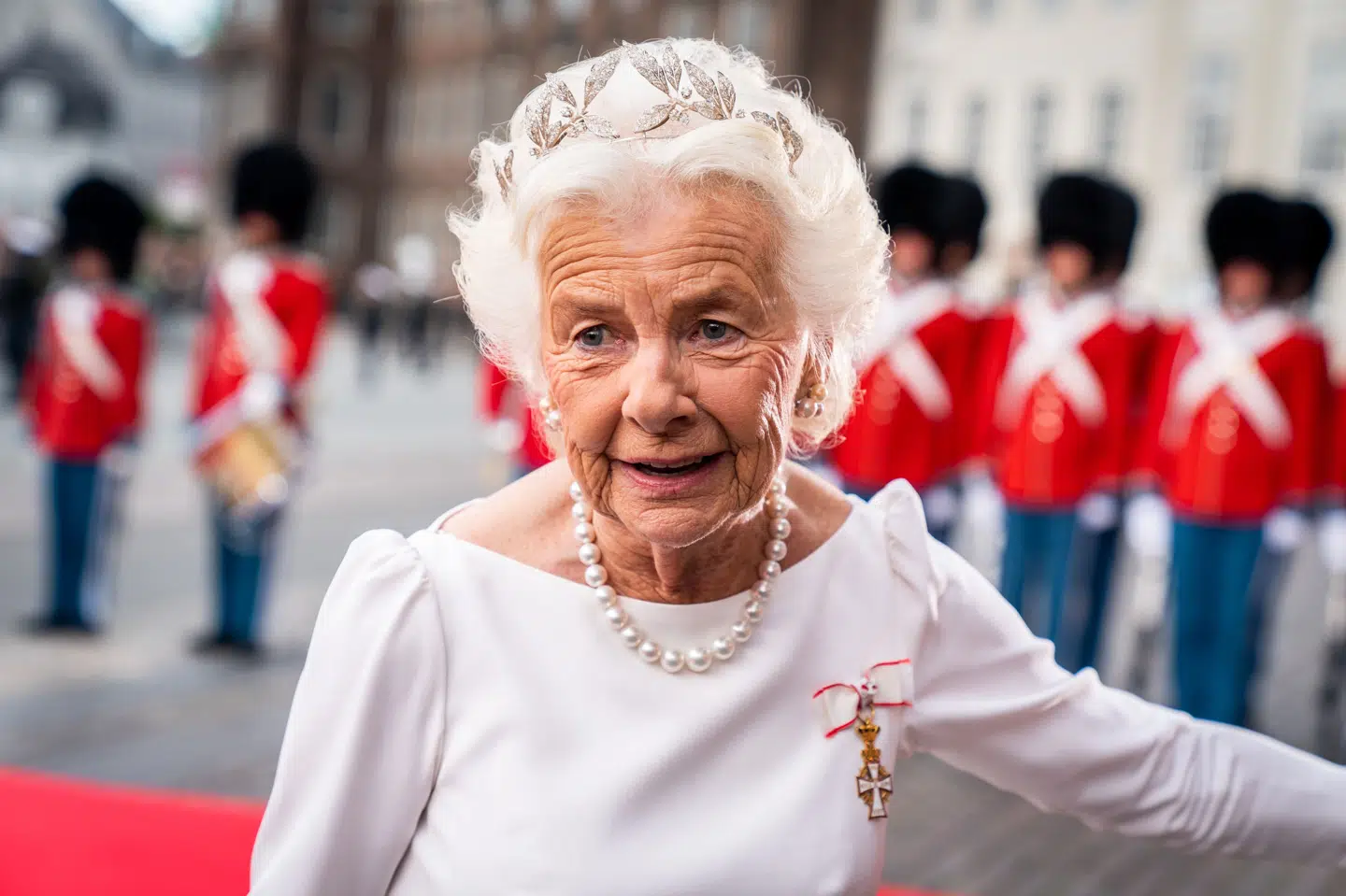 Susanne Heering var en nær veninde af dronning Margrethe og deltog blandt andet i forbindelse med fejringen af regentjubilæet i 2022, hvor dette billede stammer fra. (Arkivfoto).