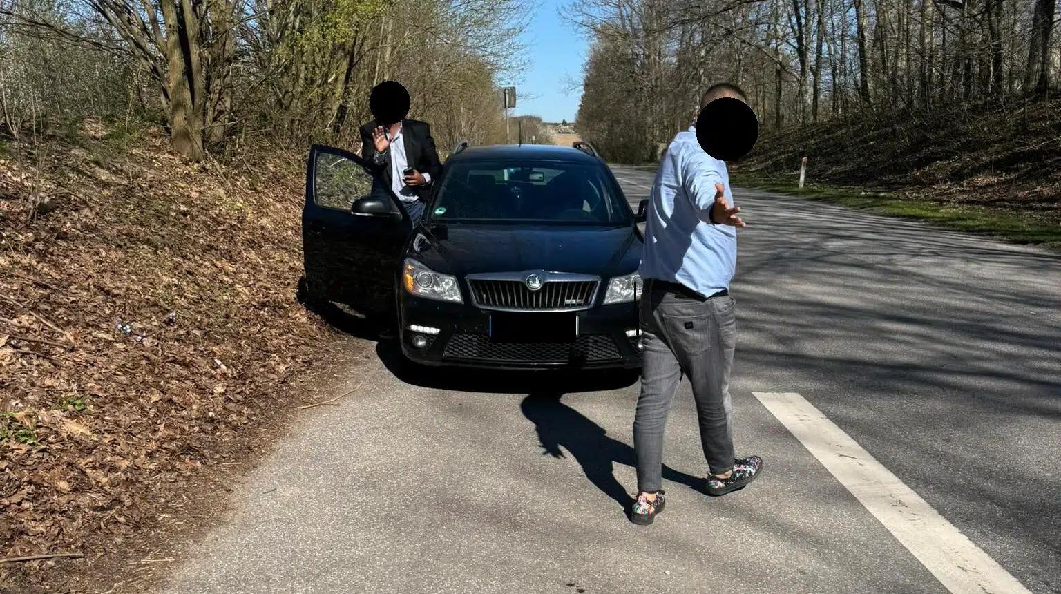 René konfronterede og tog billede af tricktyve: 'Det er noget svineri'